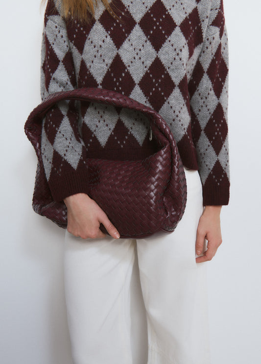 Bolso hombro trenzado