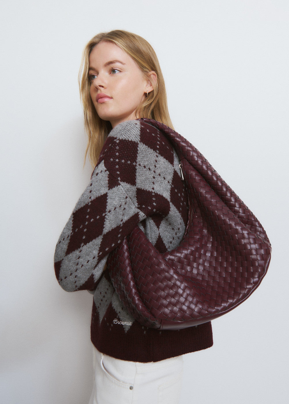 Bolso hombro trenzado