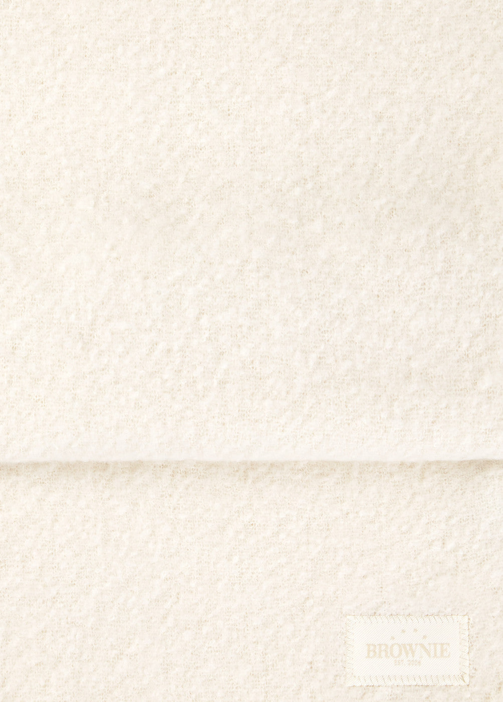 Bufanda gruesa lisa con flecos