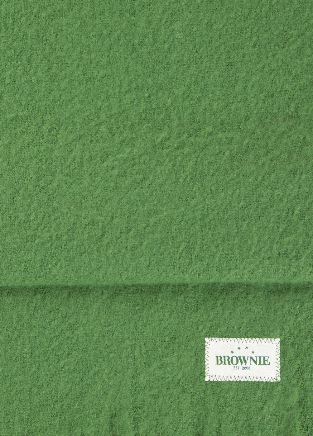 Bufanda gruesa lisa con flecos