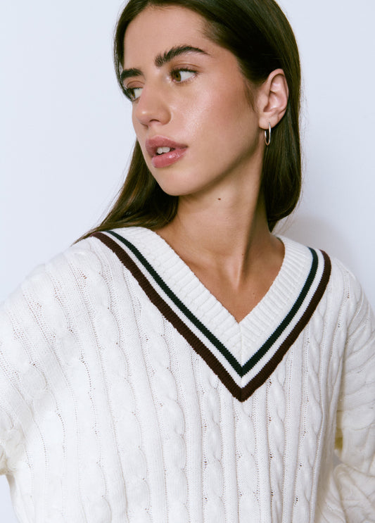 Jersey pico franjas