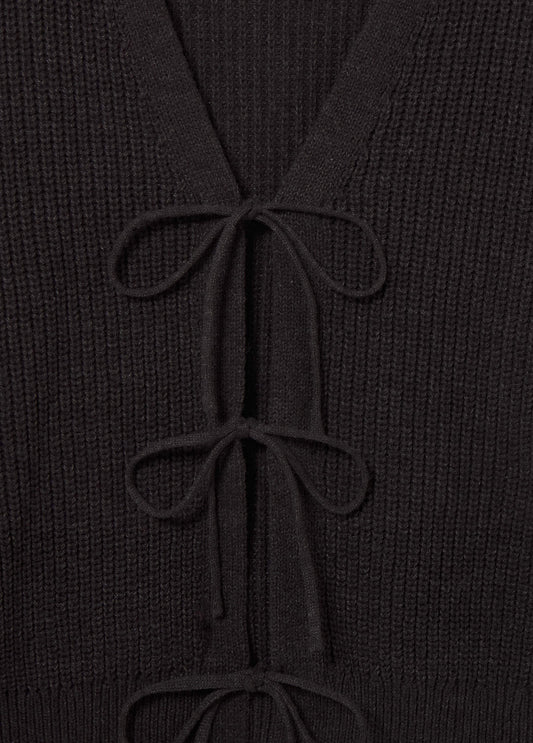 Chaqueta punto lazos