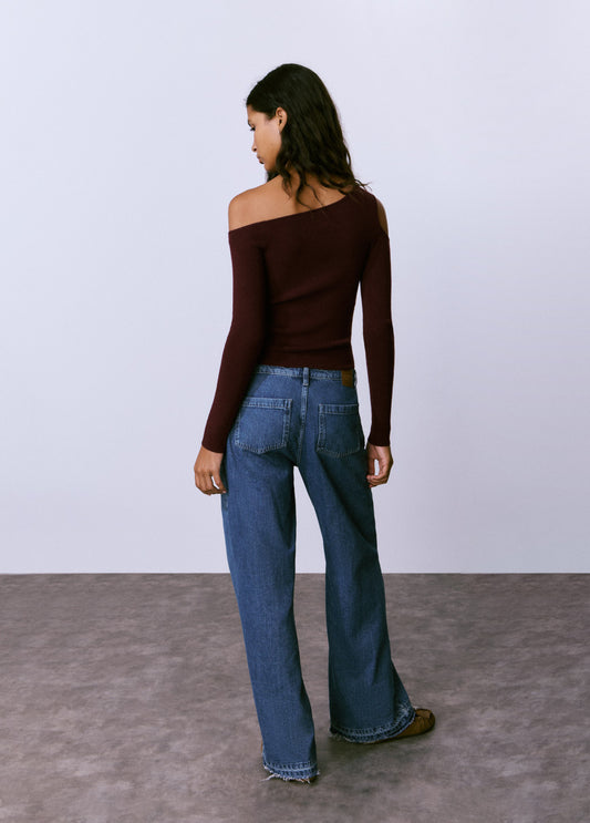 Jersey asimétrico cut out