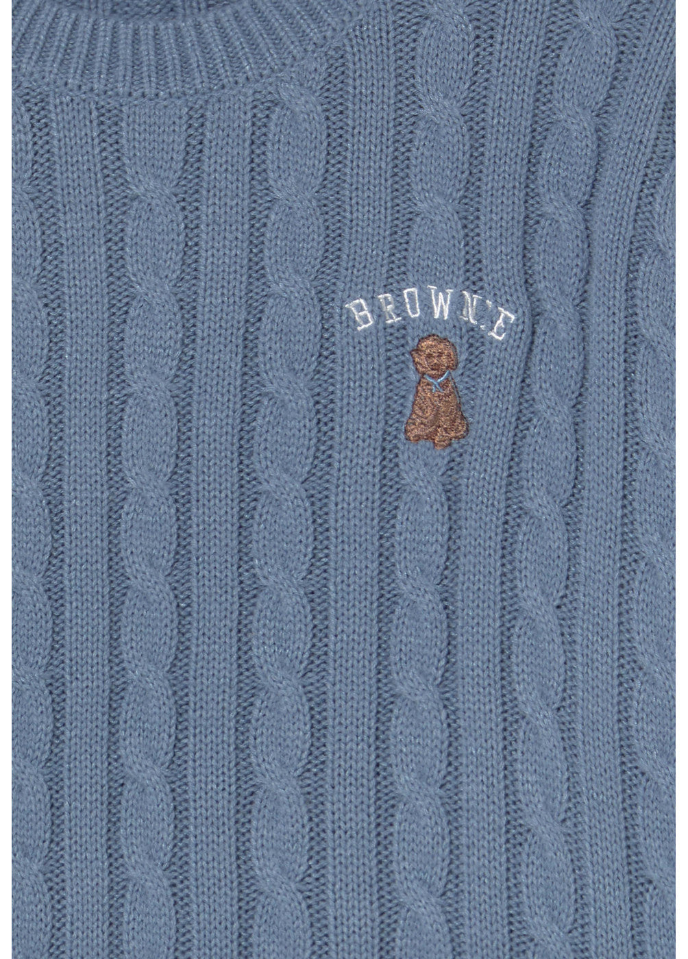 Jersey trenzas bordado perro
