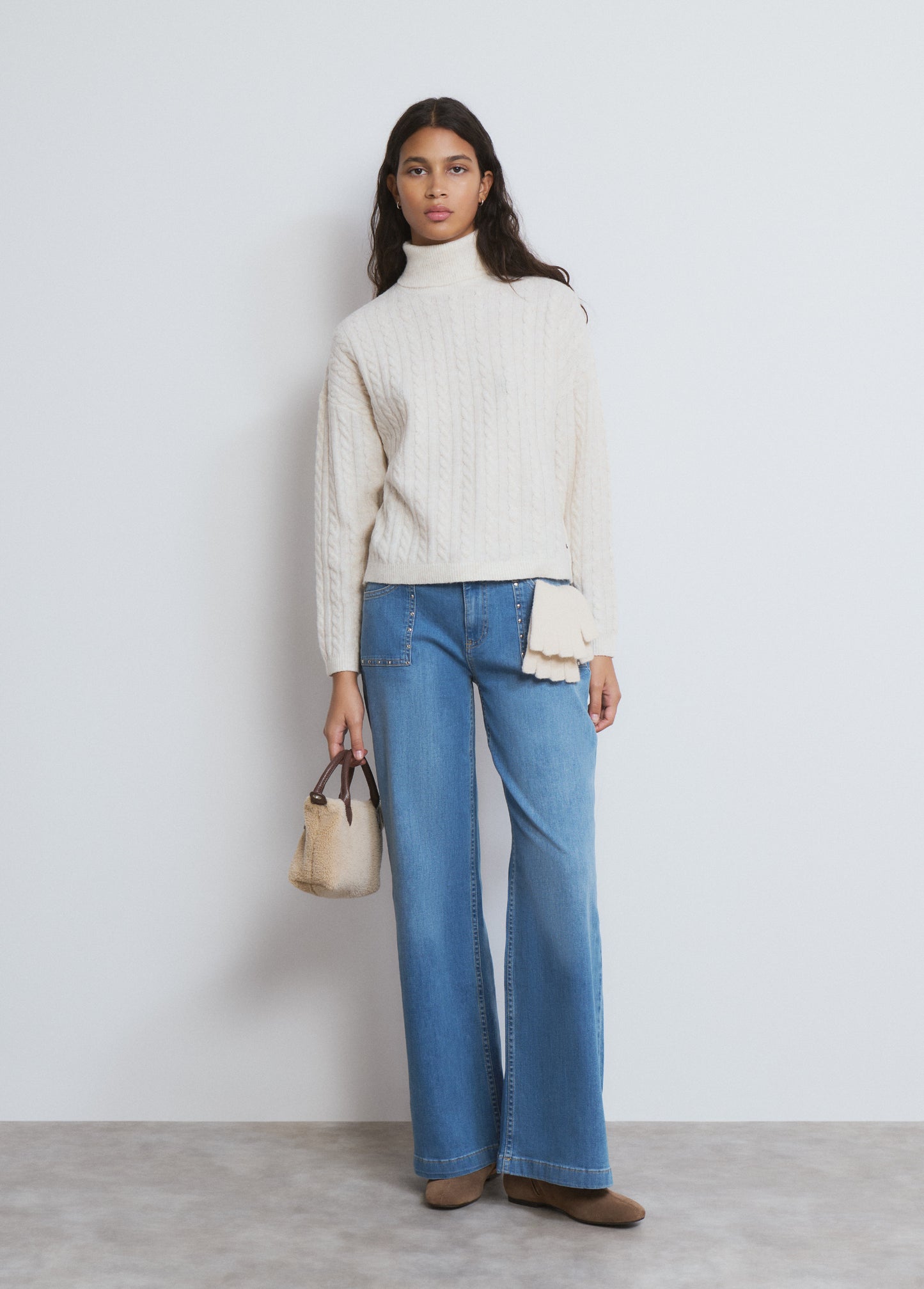 JERSEY CUELLO ALTO TRENZAS