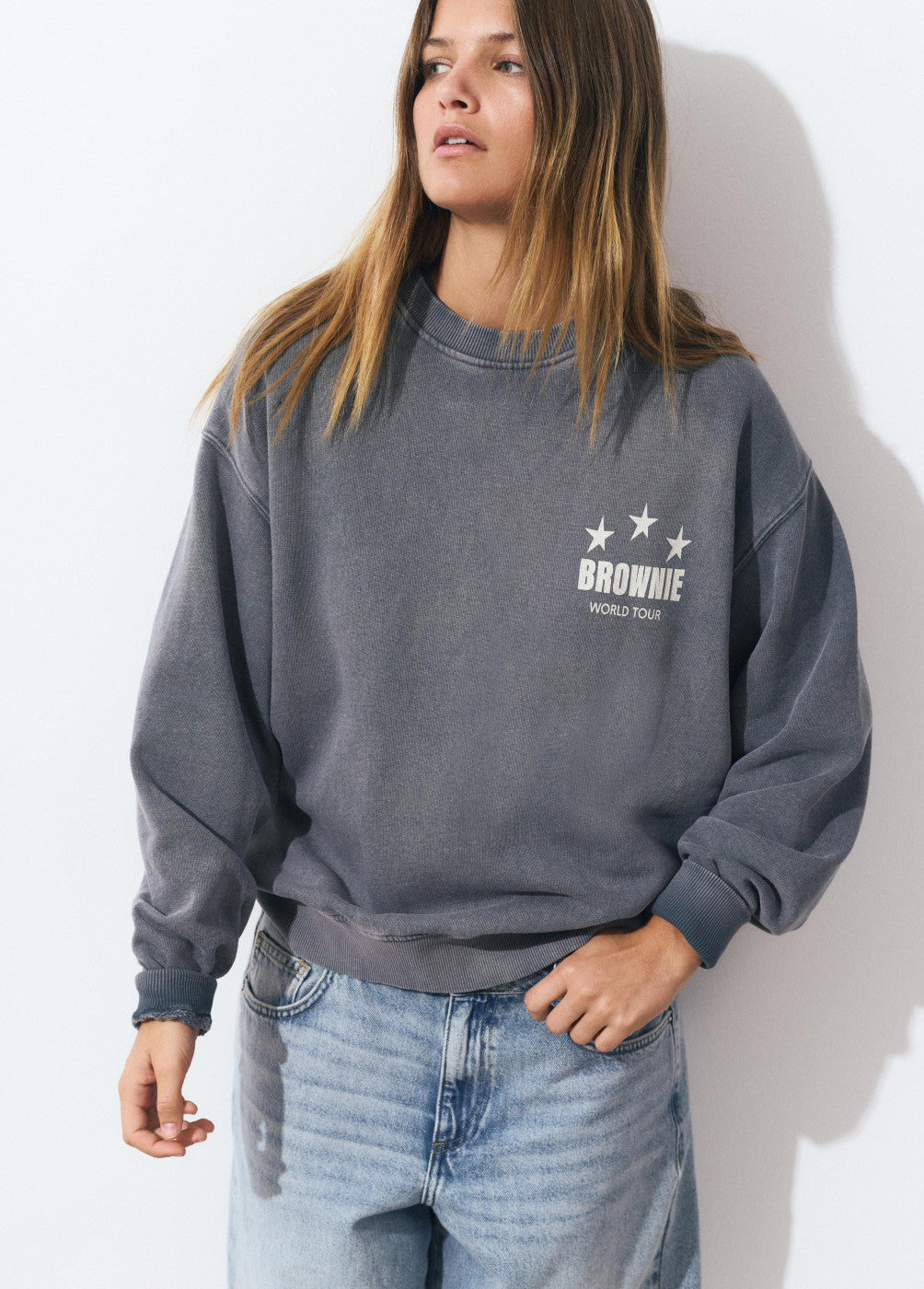 Sudadera print glitter