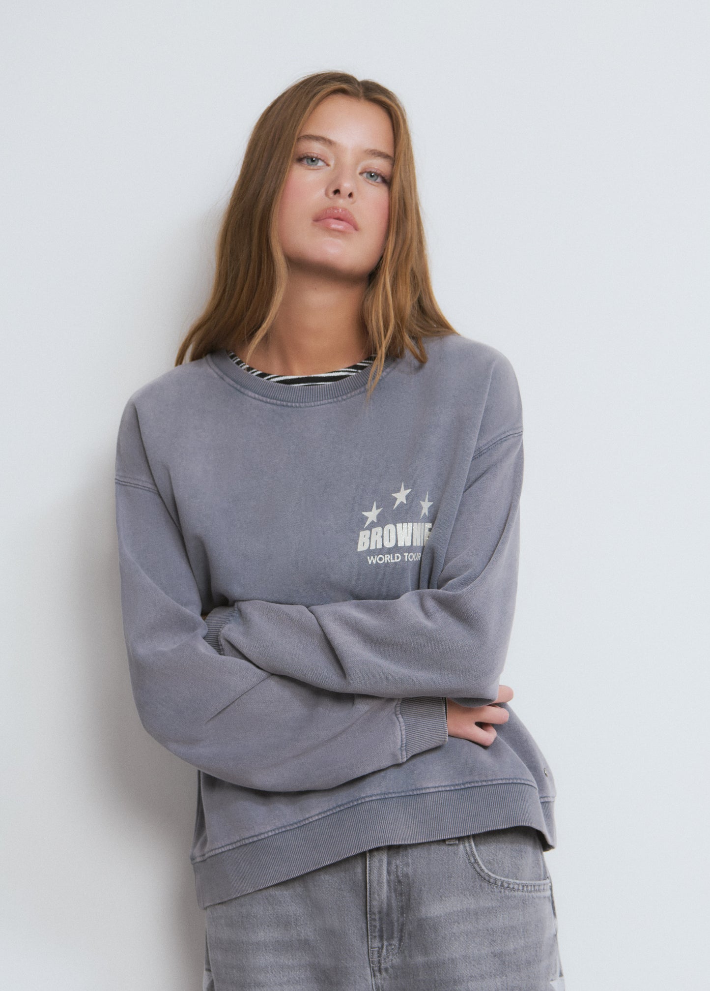 Sudadera print glitter