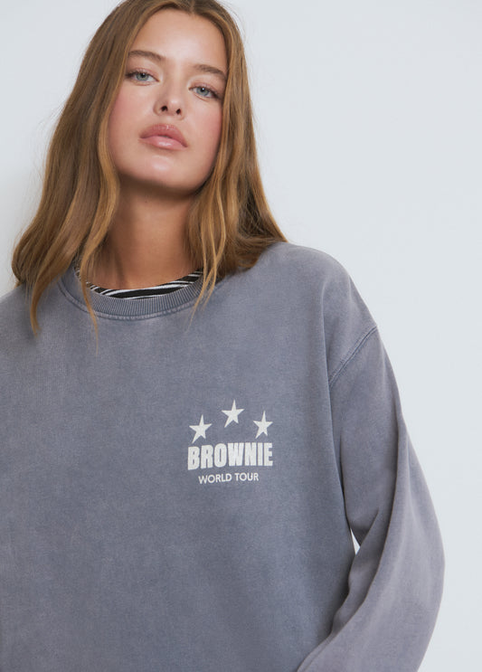 Sudadera print glitter