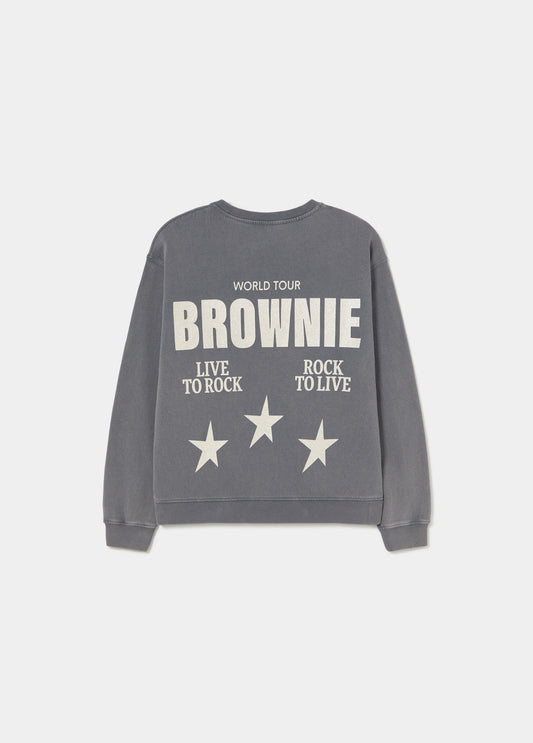 Sudadera print glitter