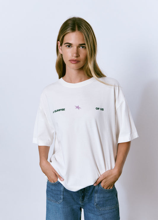 Camiseta print espalda texto