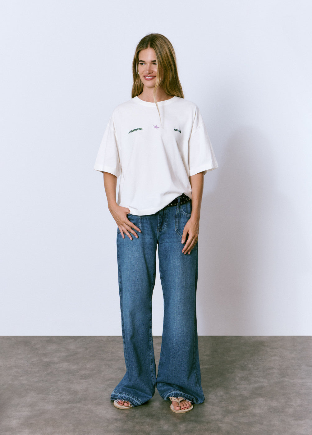 Camiseta print espalda texto