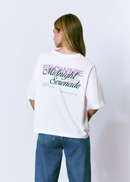 Camiseta print espalda texto