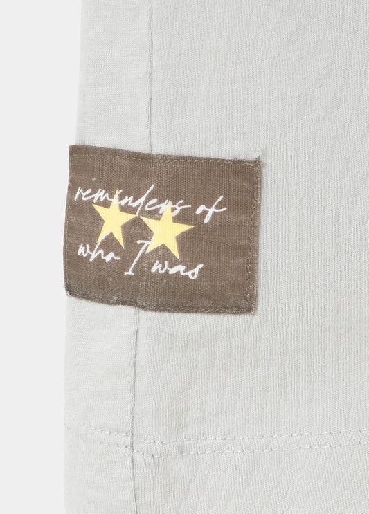 Camiseta print espalda texto