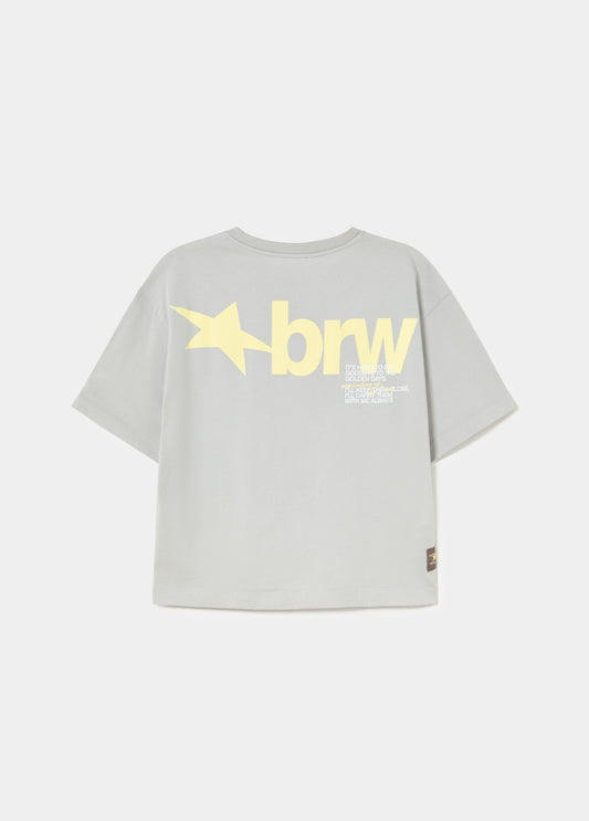 Camiseta print espalda texto