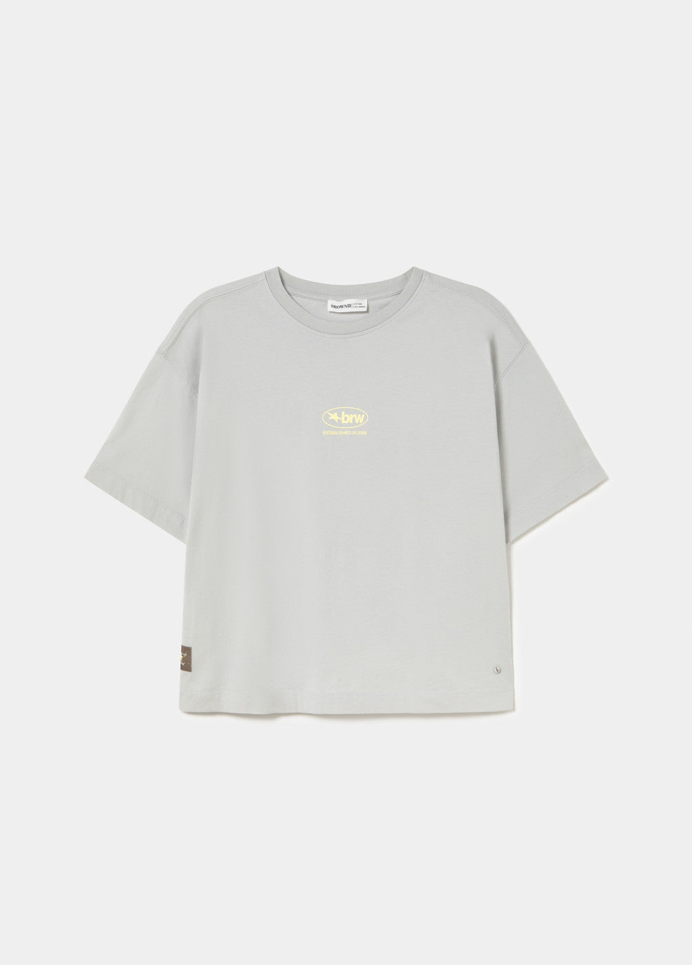 Camiseta print espalda texto
