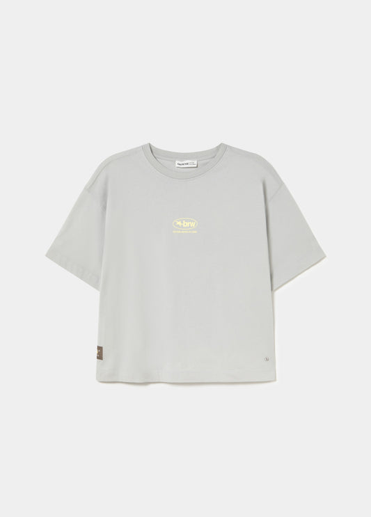 Camiseta print espalda texto