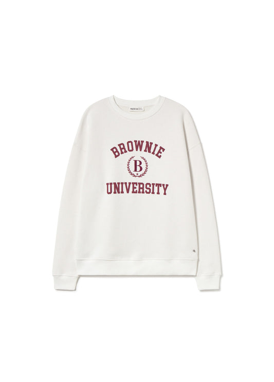 Sudadera print varsity