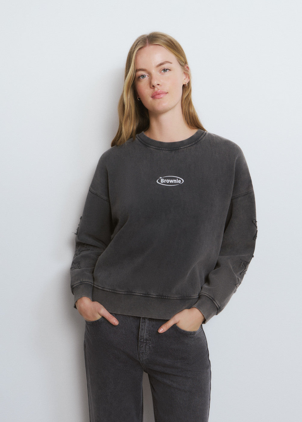 Sudadera logo y estrellas