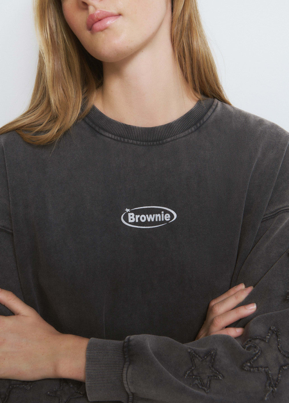 Sudadera logo y estrellas