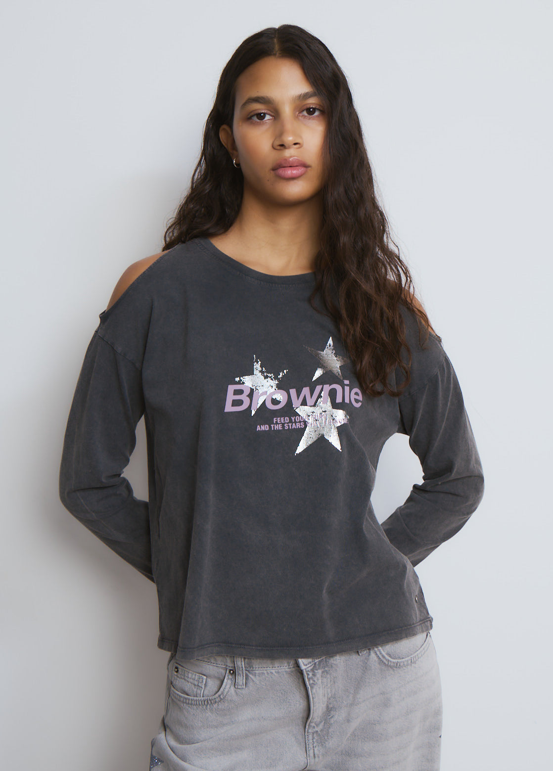 Camiseta cut-out hombros