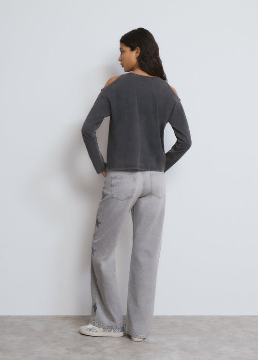 Camiseta cut-out hombros