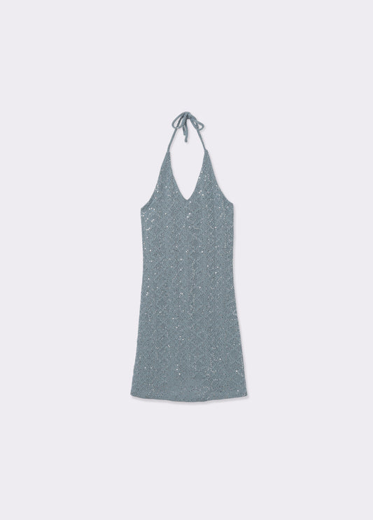 Vestido corto lentejuelas