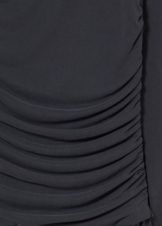 Vestido largo drapeado