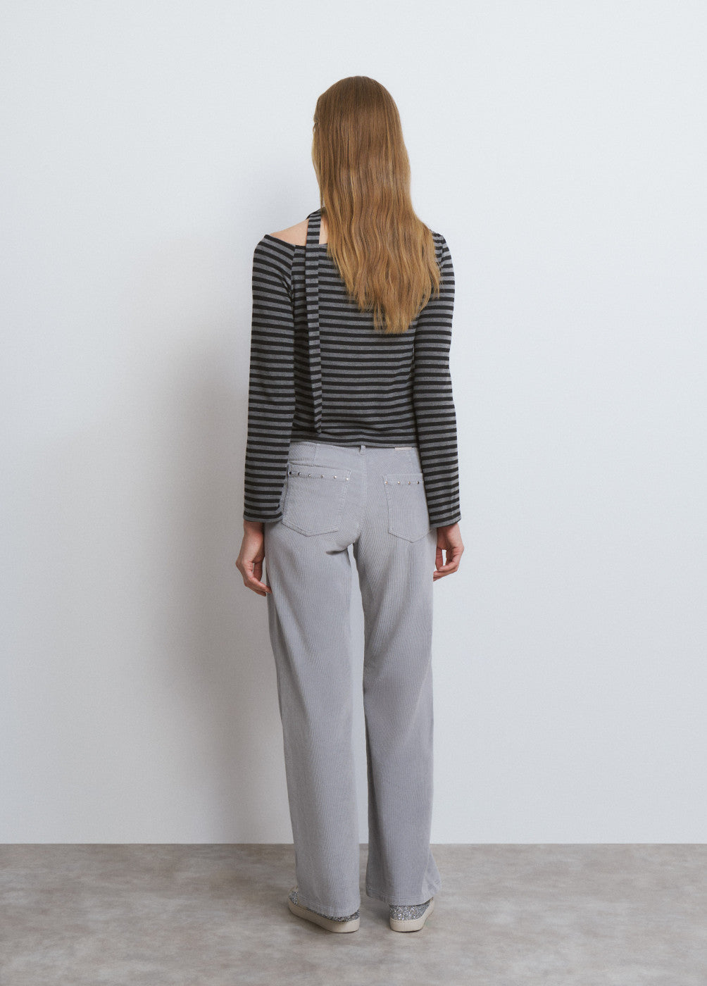 Camiseta rayas bufanda