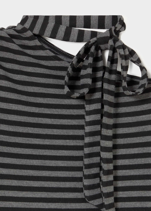 Camiseta rayas bufanda