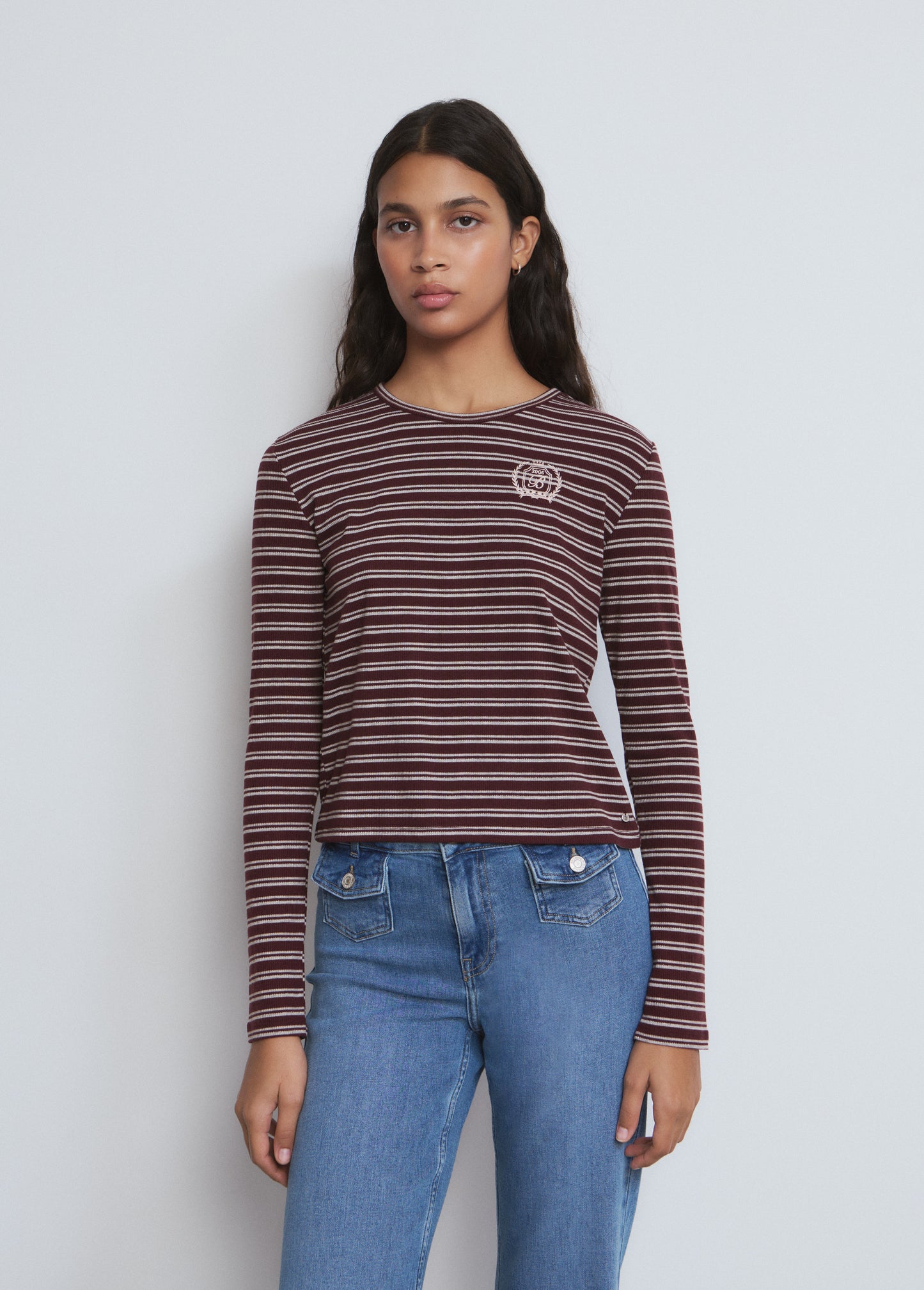 Camiseta rayas escudo