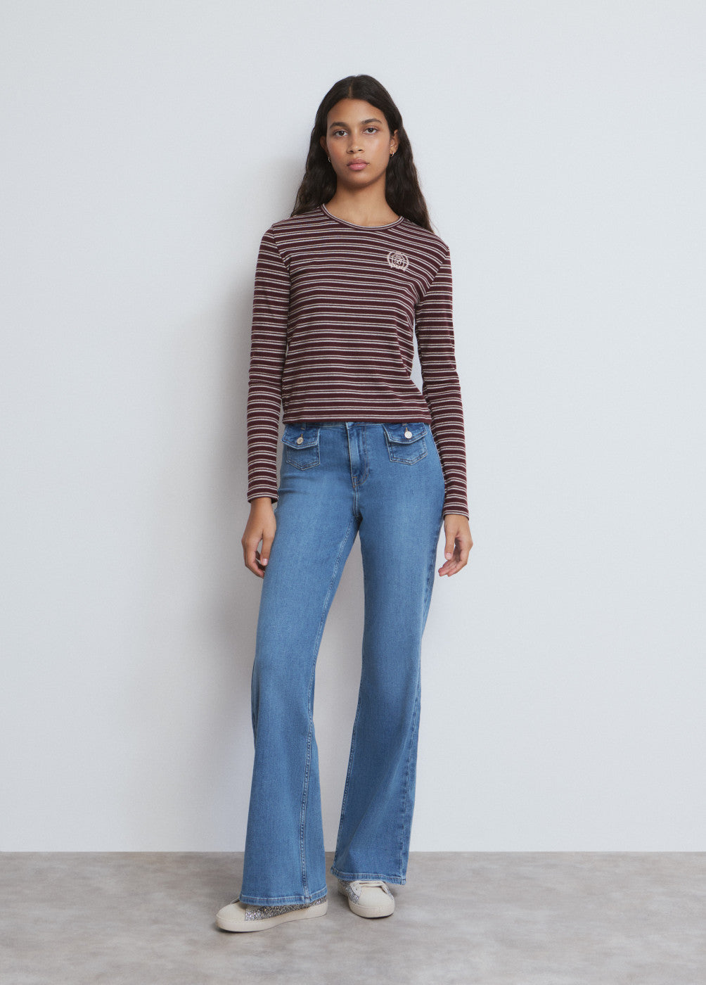 Camiseta rayas escudo