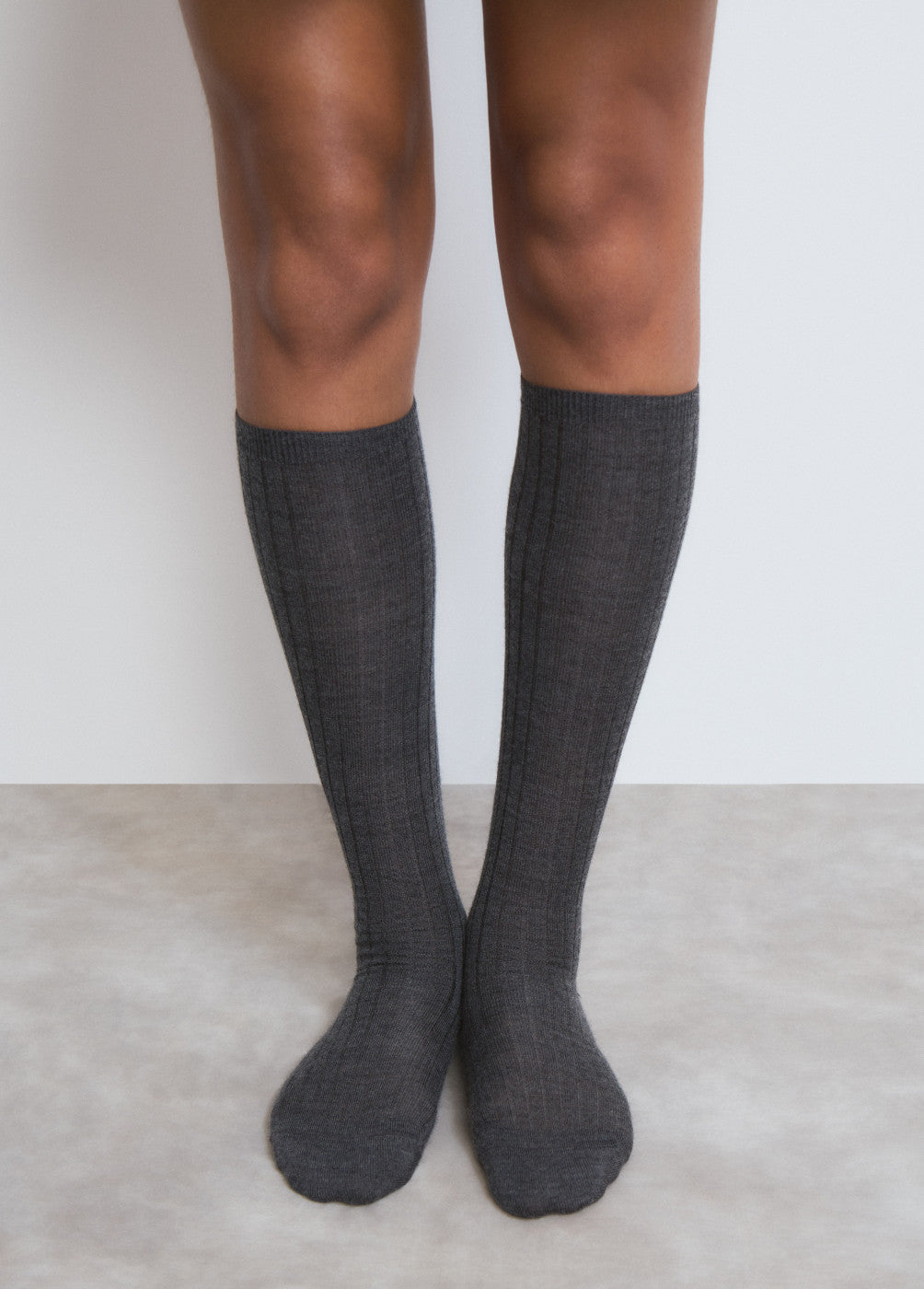 Calcetines largos lana