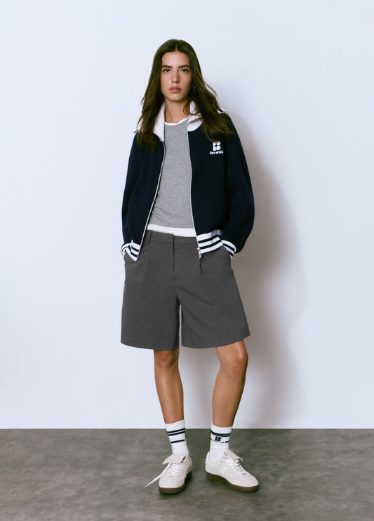 Chaqueta cremallera logo