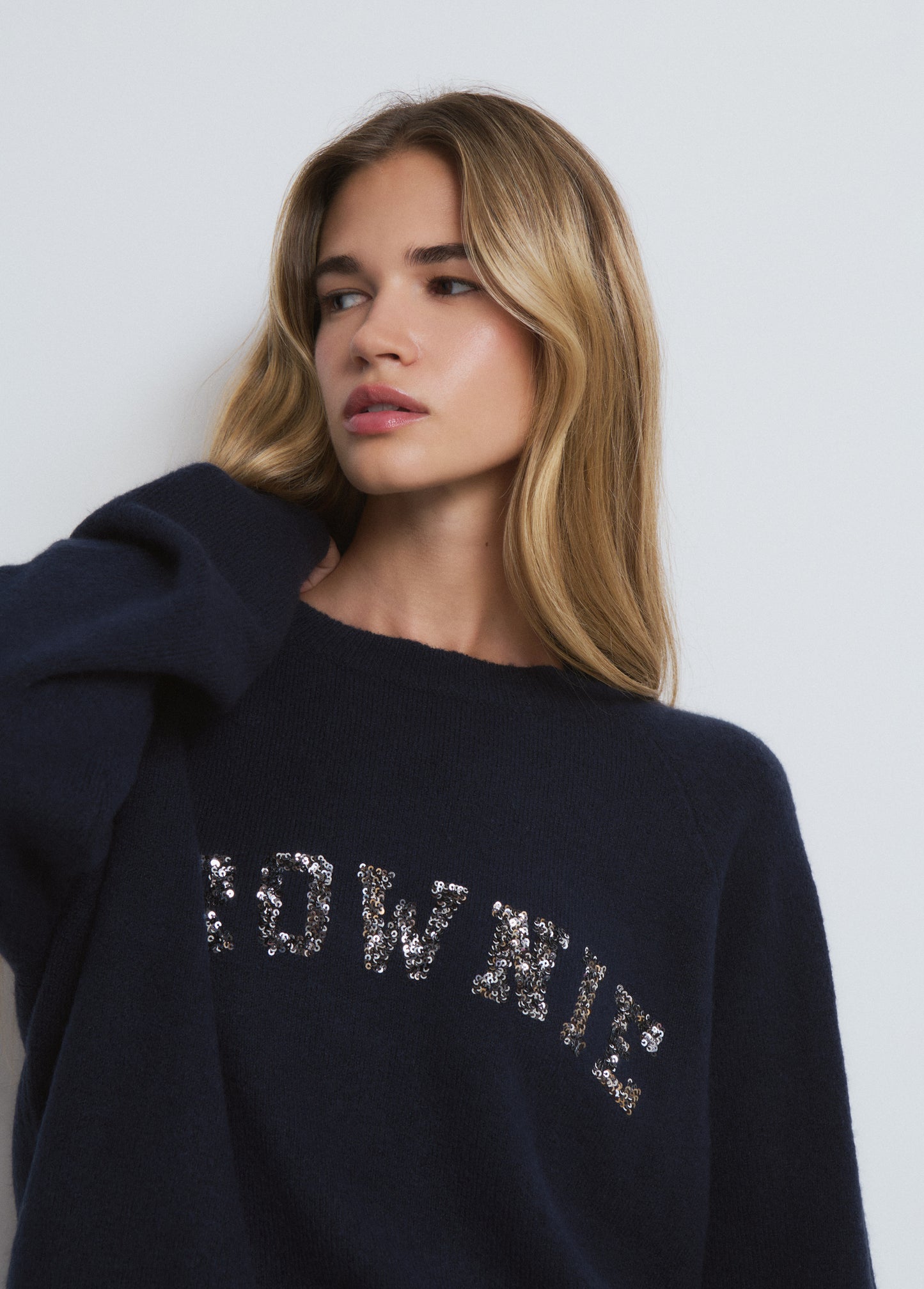 Jersey brownie lentejuela