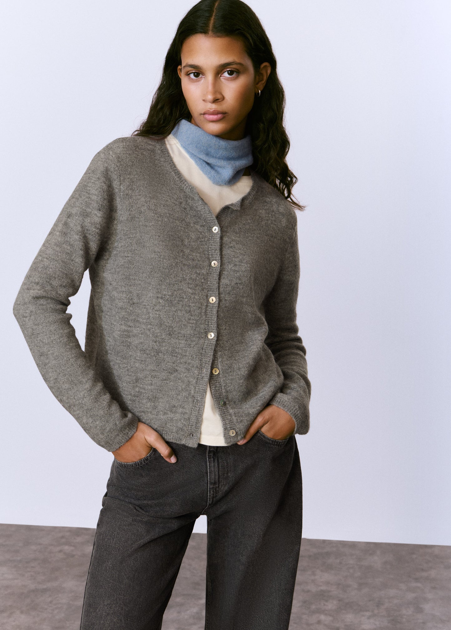 Chaqueta punto básica