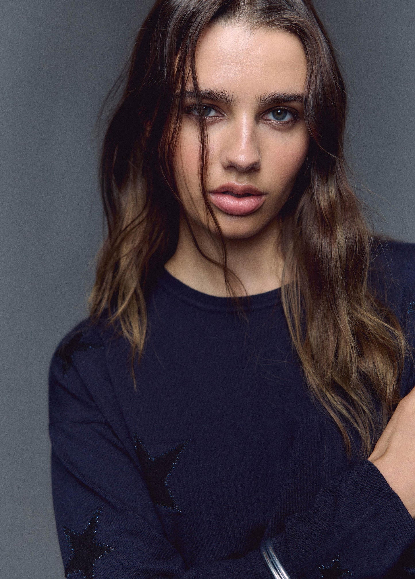 Jersey estrellas cuello redondo