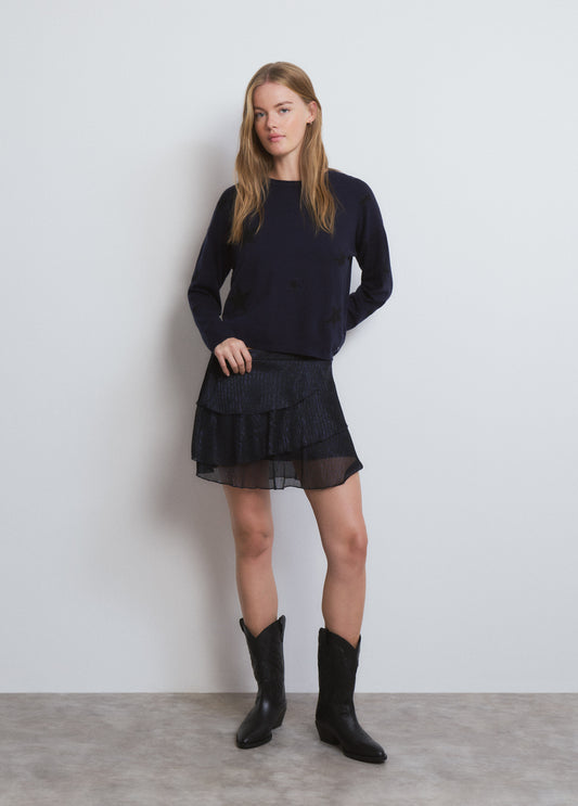 Jersey estrellas cuello redondo