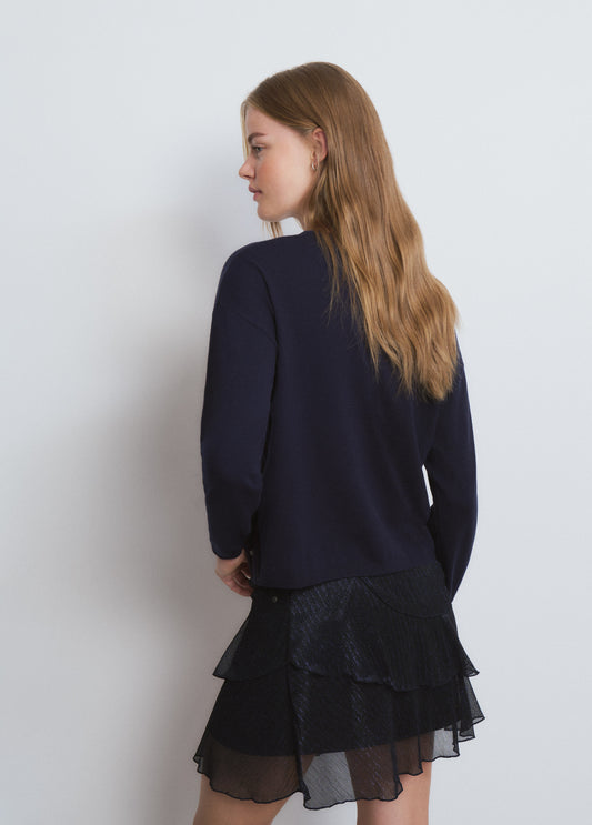 Jersey estrellas cuello redondo