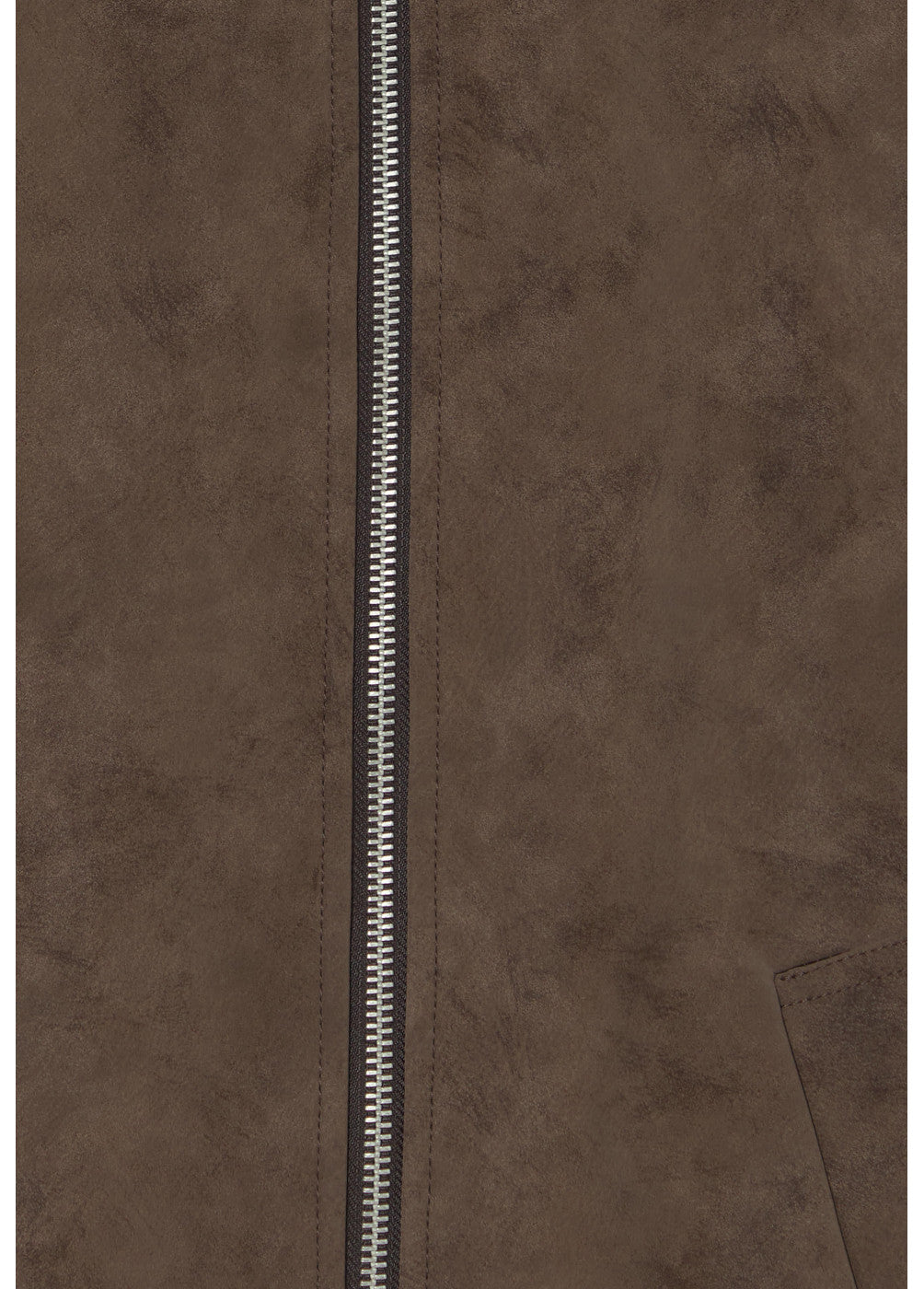 Chaqueta punto delantero suede