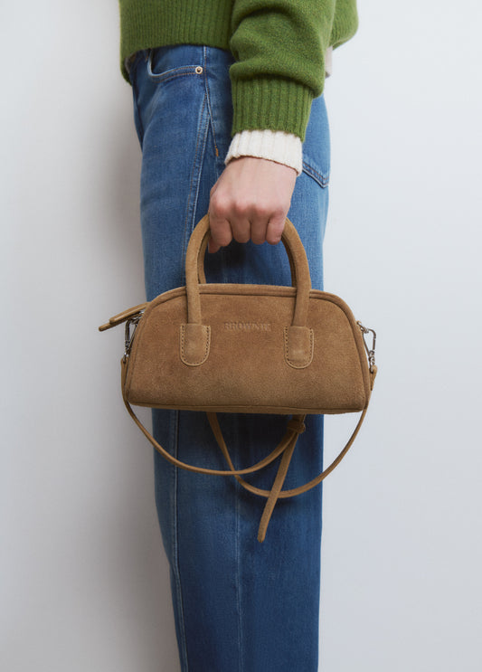 Bolso bowling cuero