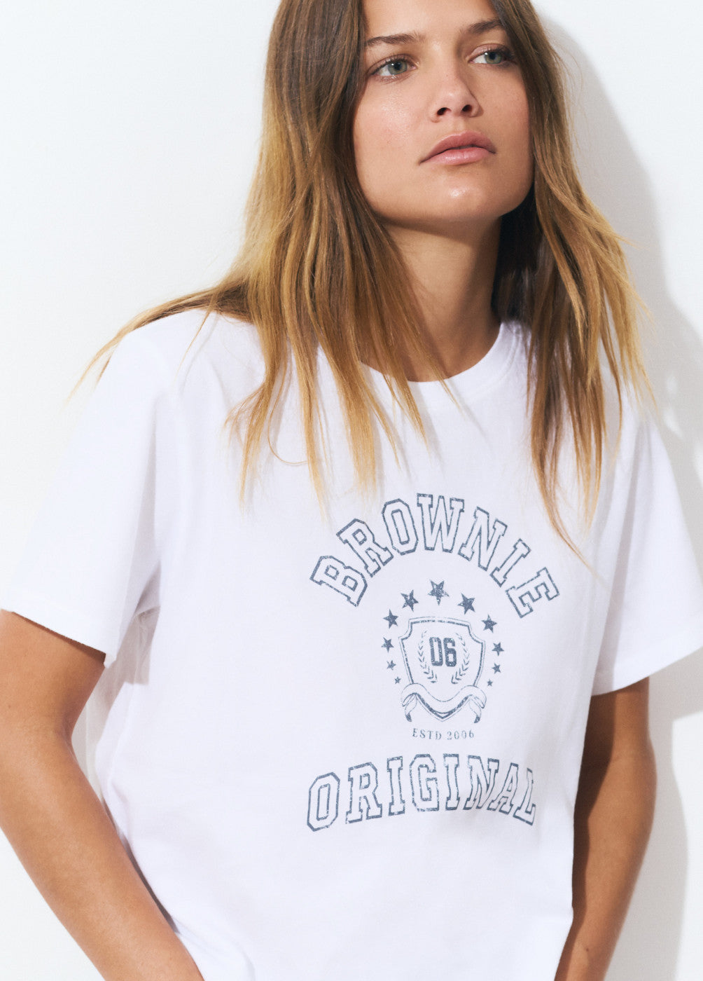 Camiseta print varsity