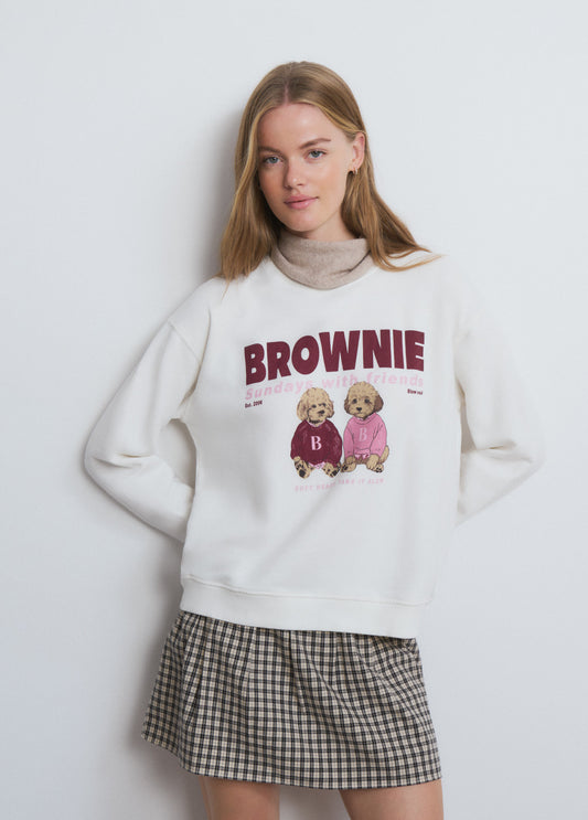 Sudadera print perrito