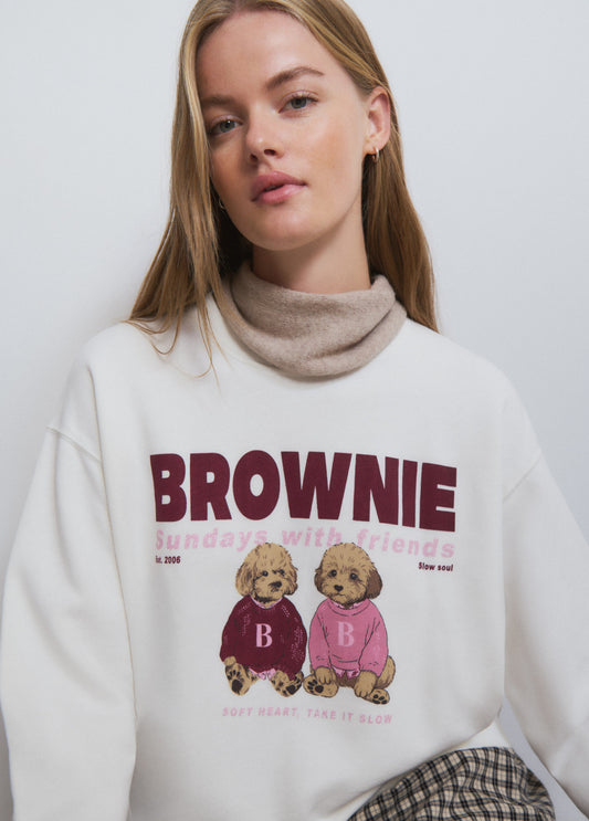 Sudadera print perrito