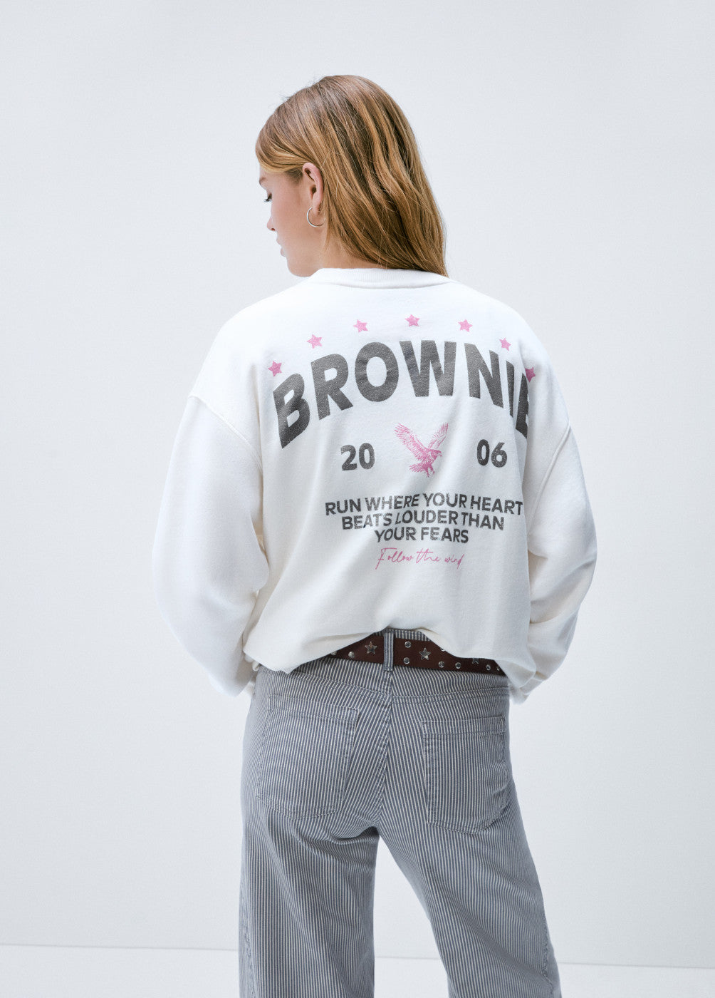 Sudadera print águila