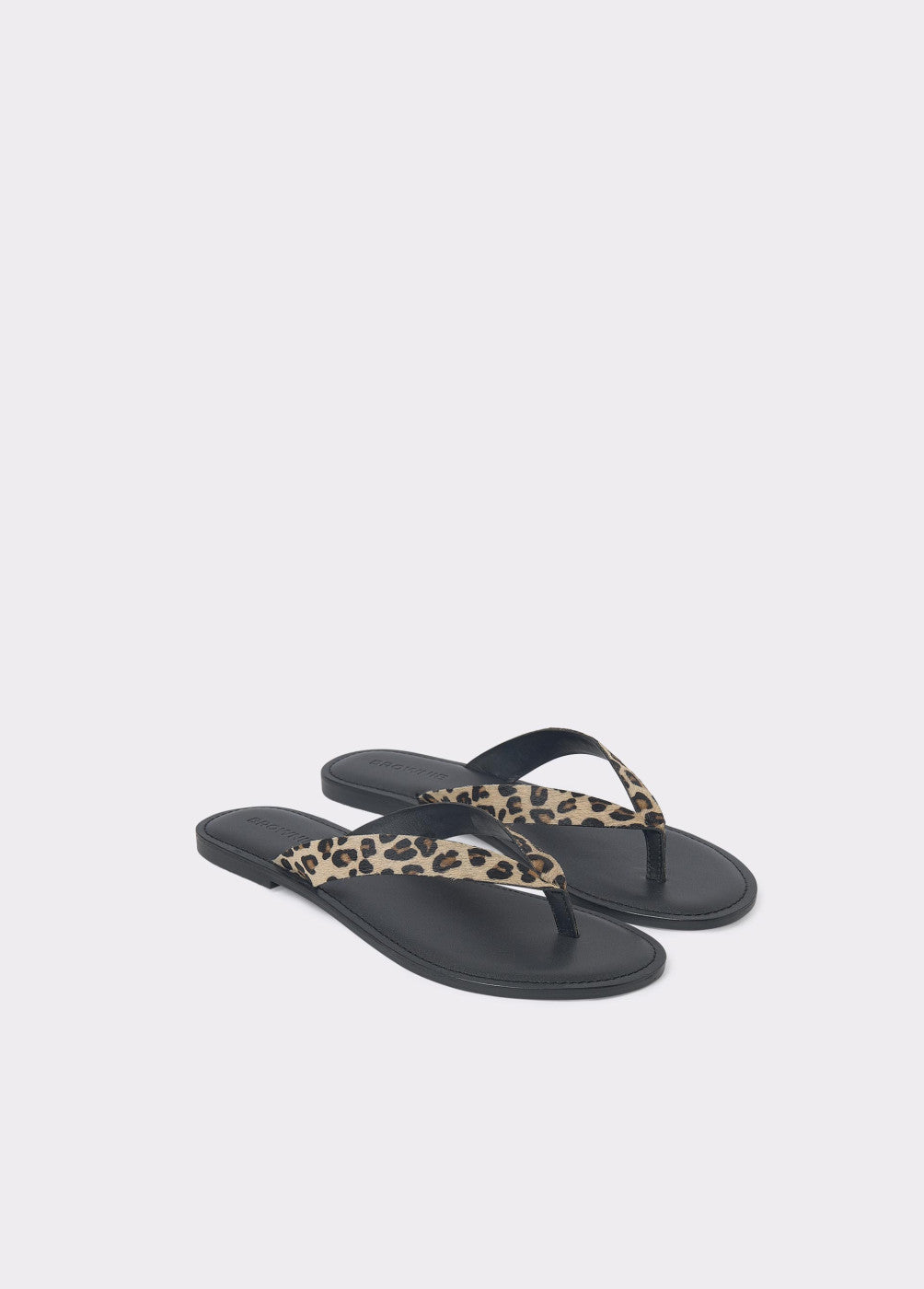 Sandalia piel animal print