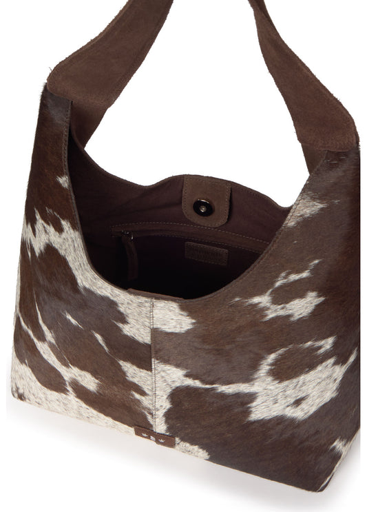 Bolso hombro piel de vaca