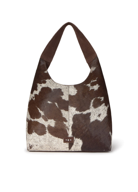 Bolso hombro piel de vaca