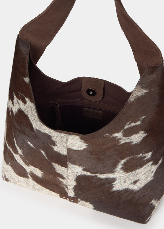 Bolso hombro piel de vaca