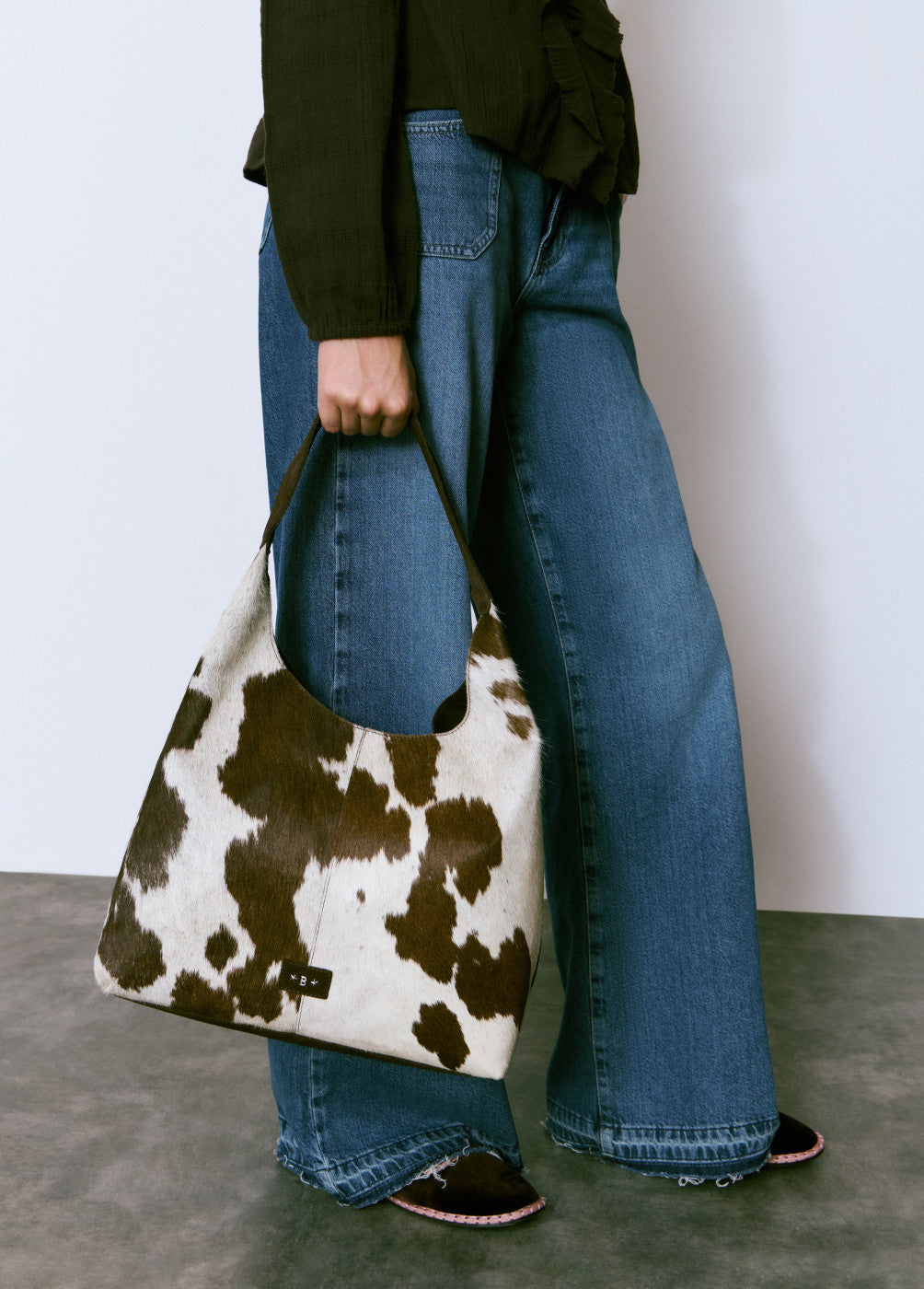 Bolso hombro piel de vaca