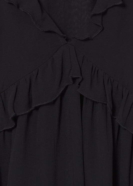 Blusa semitransparente eyelets